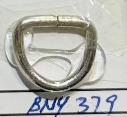 D Buckle 15mm Nickel