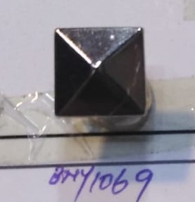 Chouris Button 15mm Silver