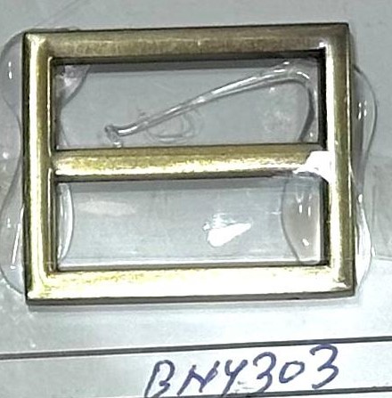 H Buckle 25mm Antique