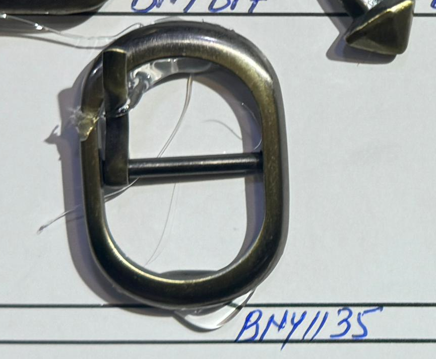 BNY1135 Pin Buckle 20mm Antique 6G