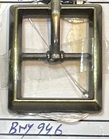 Pin Buckle 20mm Antique