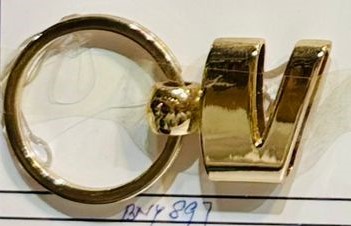 Key Fitting 20mm Golden
